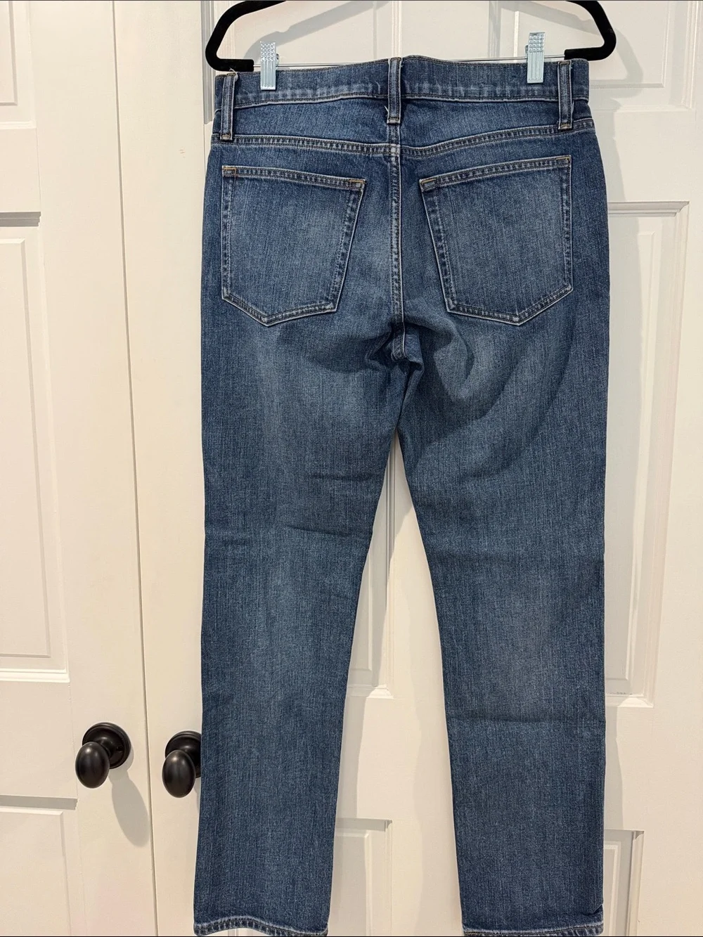 J. Crew Men's Straight-Leg Denim Jeans in Classic Blue